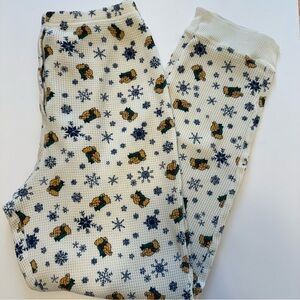 Vintage Winnie the Pooh Thermal Cotton Leggings